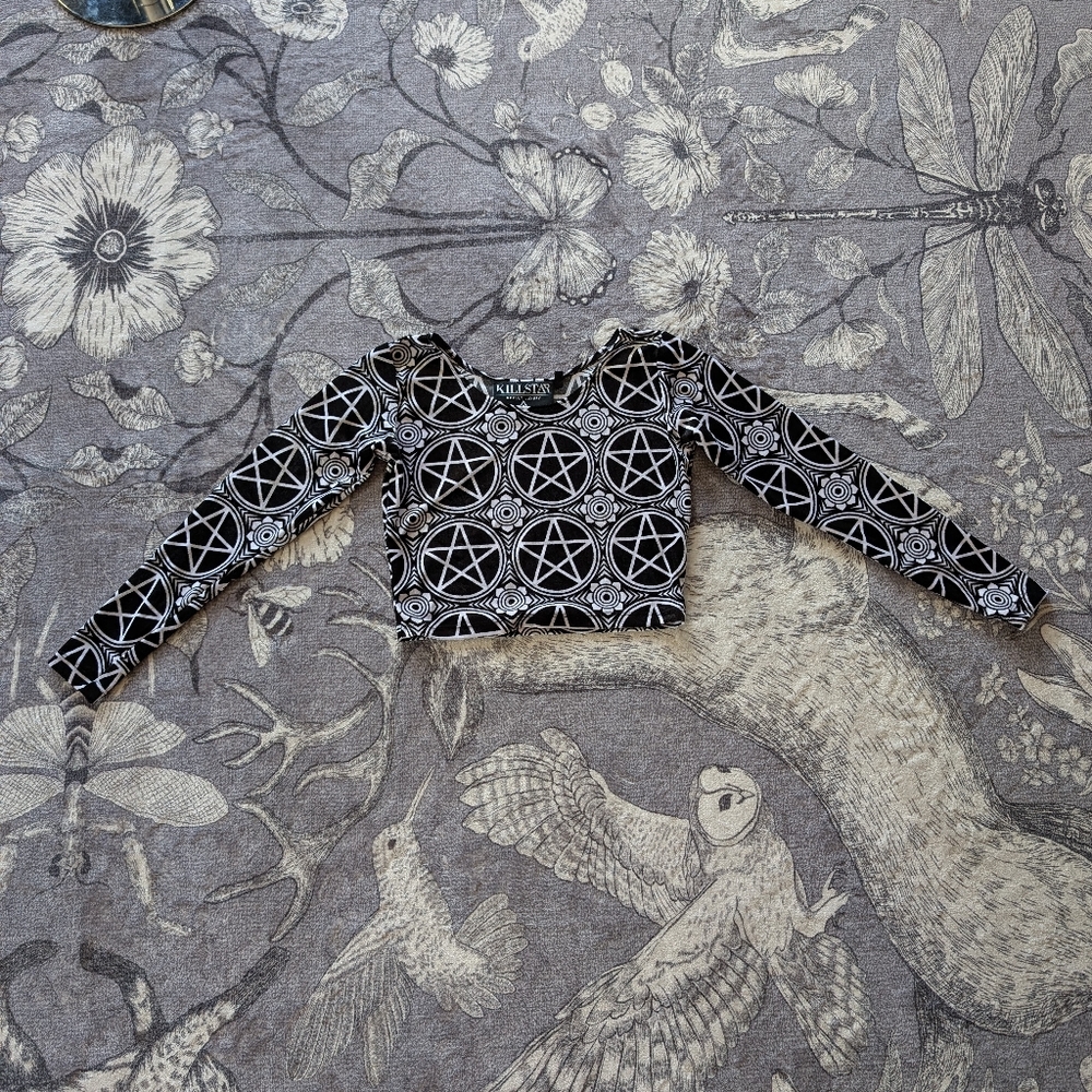 Pentagram Crop Top